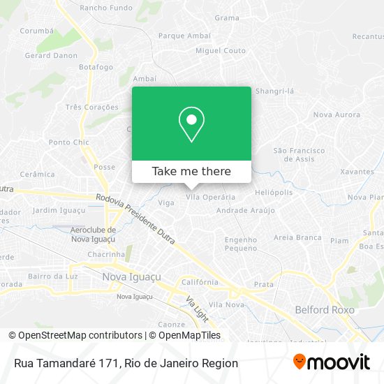 Mapa Rua Tamandaré 171