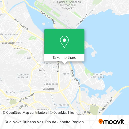 Rua Nova Rubens Vaz map