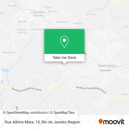 Rua Albino Maia, 10 map