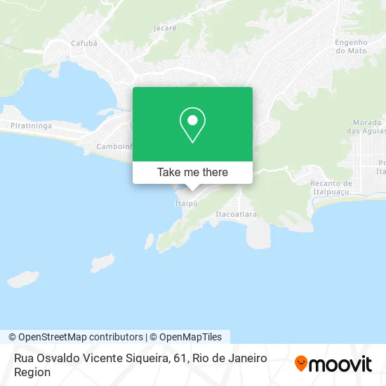 Rua Osvaldo Vicente Siqueira, 61 map
