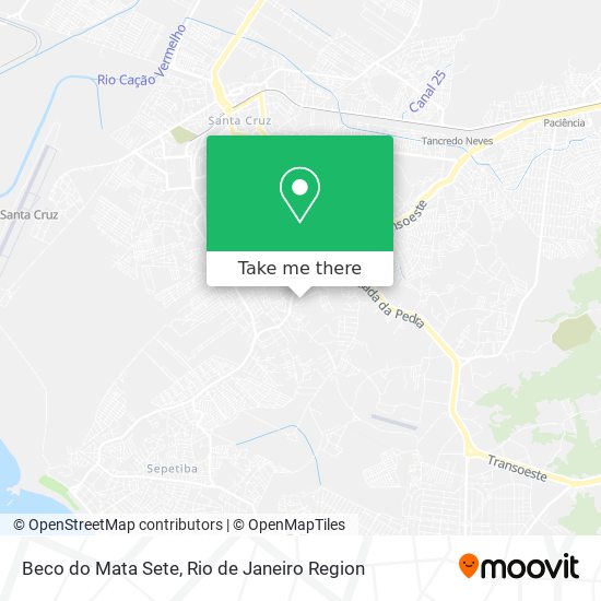 Beco do Mata Sete map