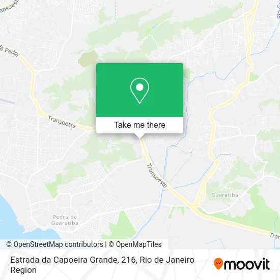 Estrada da Capoeira Grande, 216 map