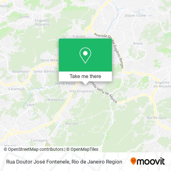 Mapa Rua Doutor José Fontenele