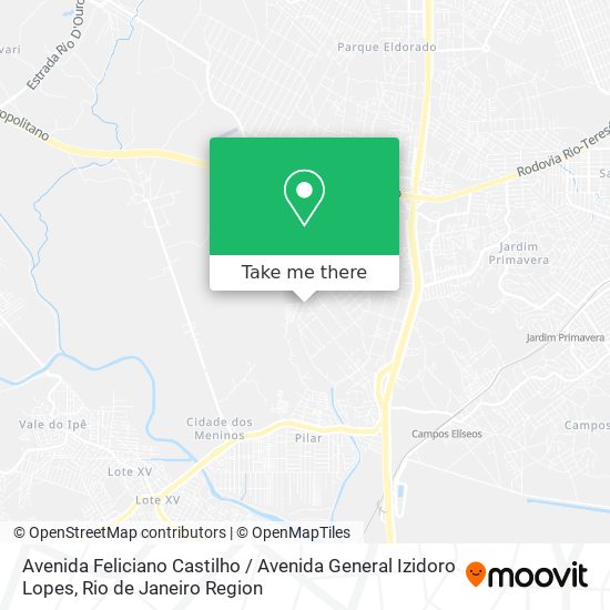 Avenida Feliciano Castilho / Avenida General Izidoro Lopes map