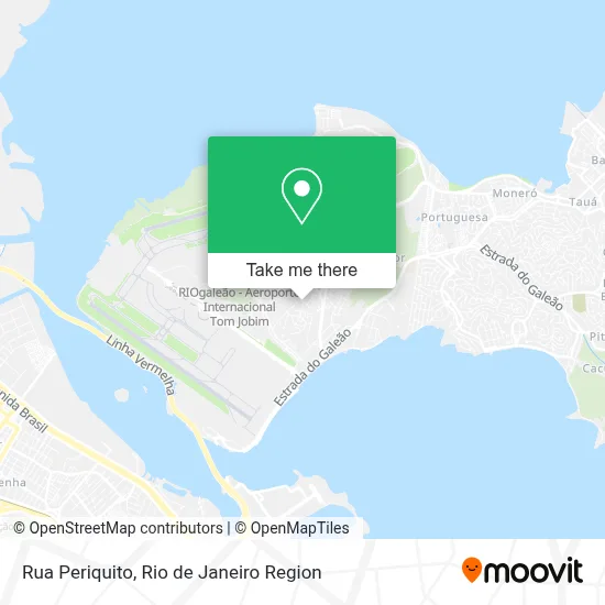 Rua Periquito map