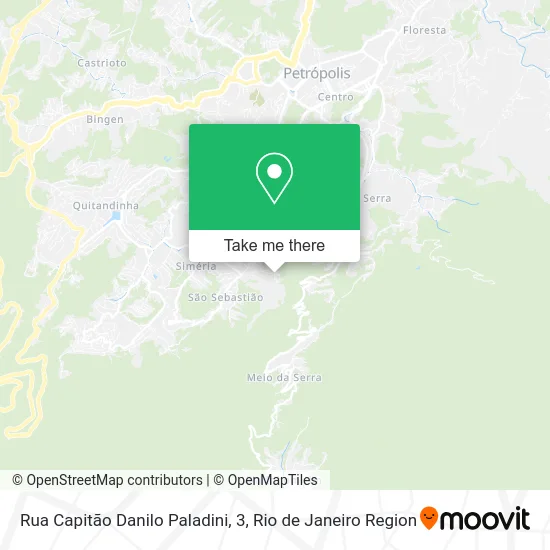 Rua Capitão Danilo Paladini, 3 map