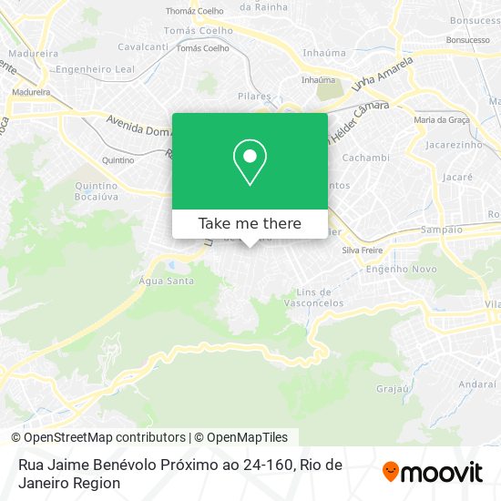 Rua Jaime Benévolo Próximo ao 24-160 map