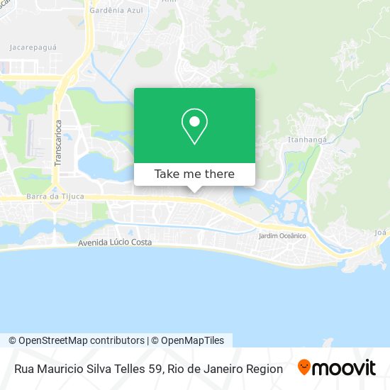 Mapa Rua Mauricio Silva Telles 59