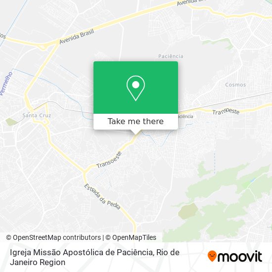 Igreja Missão Apostólica de Paciência map