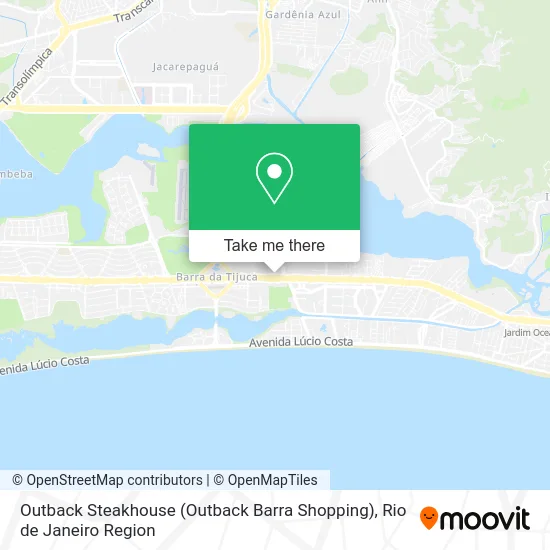 Outback Steakhouse (Outback Barra Shopping) map