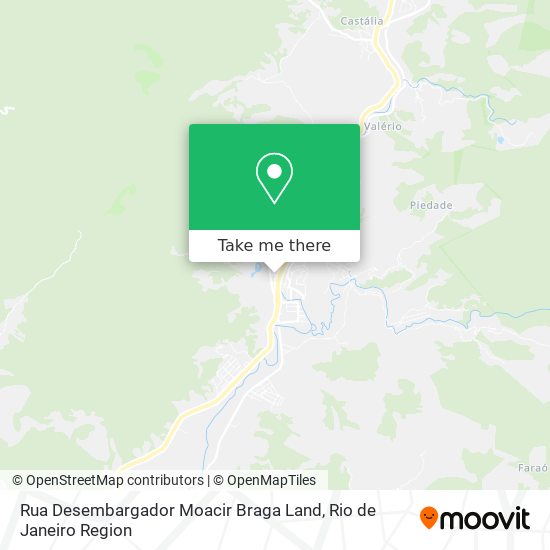 Rua Desembargador Moacir Braga Land map