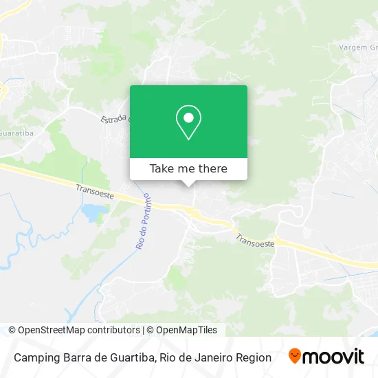 Camping Barra de Guartiba map