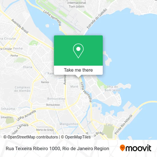 Rua Teixeira Ribeiro 1000 map