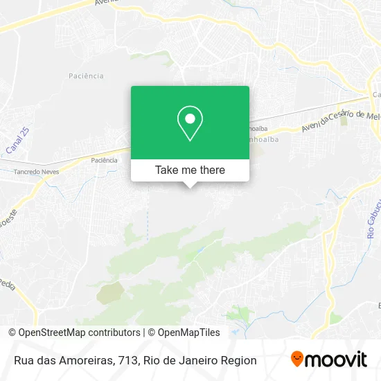 Rua das Amoreiras, 713 map