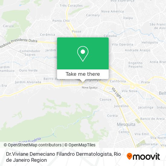 Dr.Viviane Demeciano Filandro Dermatologista map