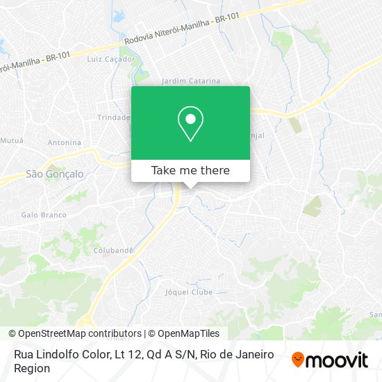 Rua Lindolfo Color, Lt 12, Qd A S / N map