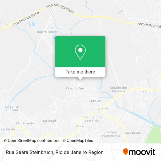 Rua Saara Steinbruch map