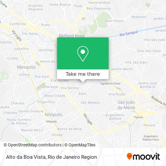 Alto da Boa Vista map