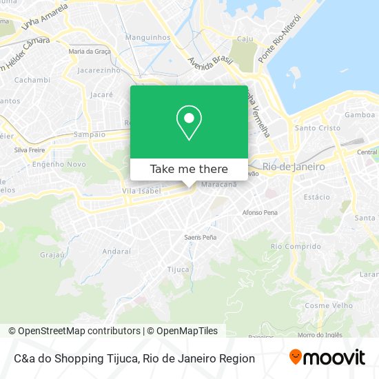 Mapa C&a do Shopping Tijuca