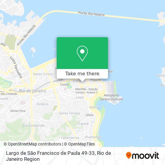 Largo de São Francisco de Paula 49-33 map