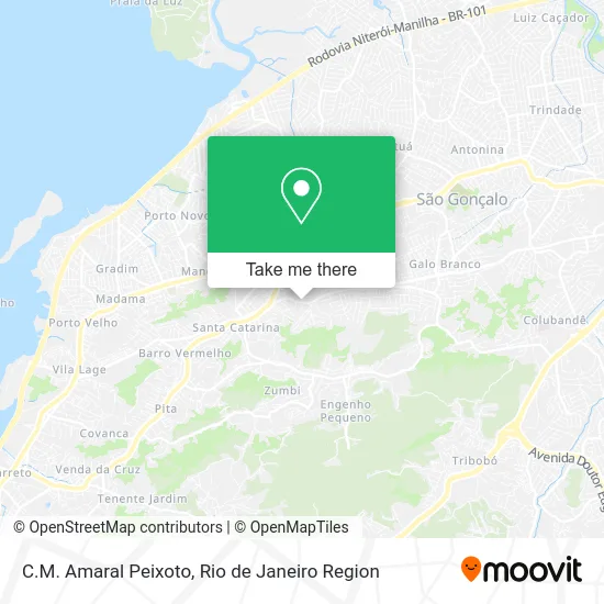 C.M. Amaral Peixoto map