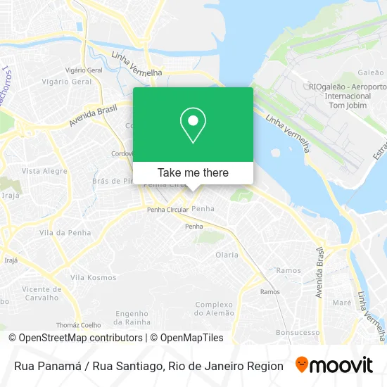 Rua Panamá / Rua Santiago map