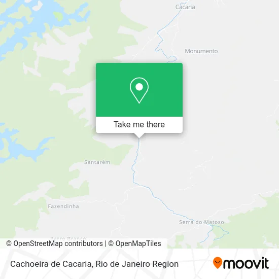 Cachoeira de Cacaria map