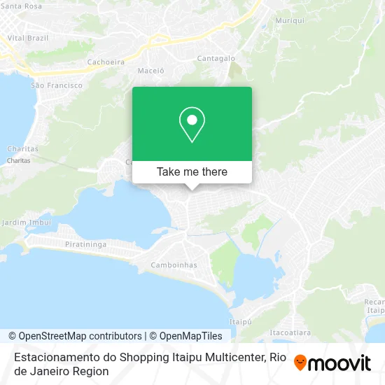 Estacionamento do Shopping Itaipu Multicenter map