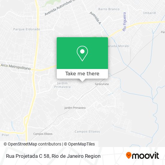 Rua Projetada C 58 map