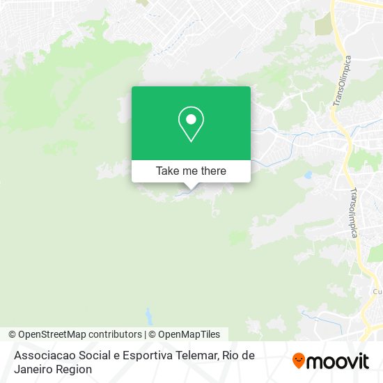 Mapa Associacao Social e Esportiva Telemar