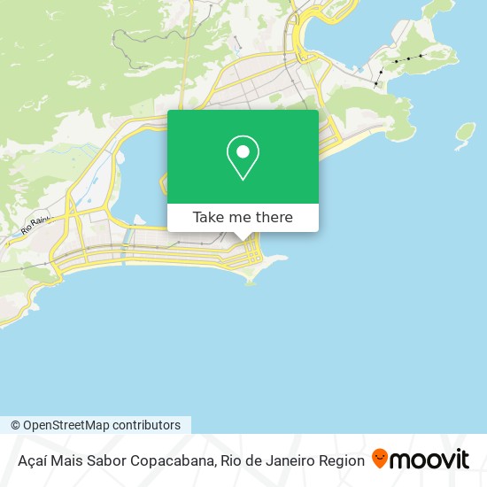 Açaí Mais Sabor Copacabana map