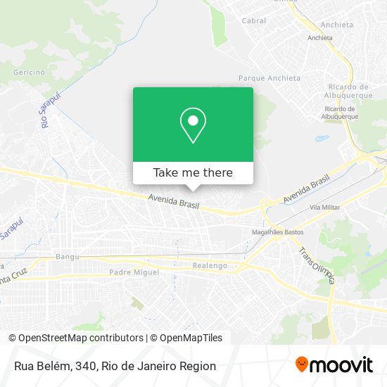 Rua Belém, 340 map