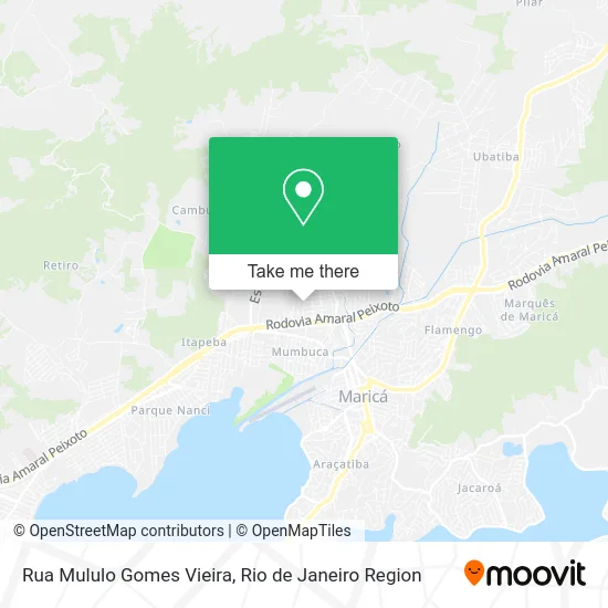 Rua Mululo Gomes Vieira map