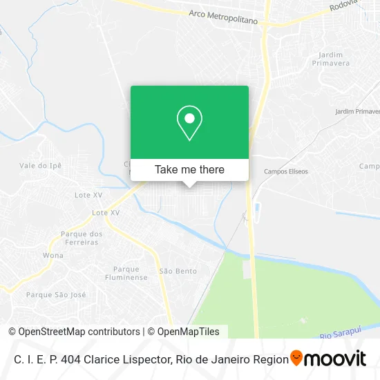 C. I. E. P. 404 Clarice Lispector map