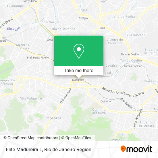 Elite Madureira L map