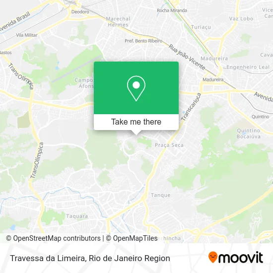 Travessa da Limeira map