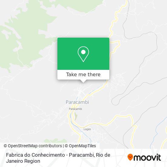 Fabrica do Conhecimento - Paracambi map