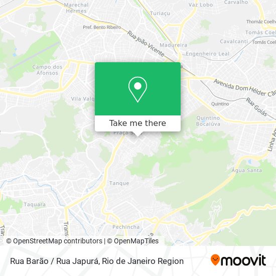 Mapa Rua Barão / Rua Japurá
