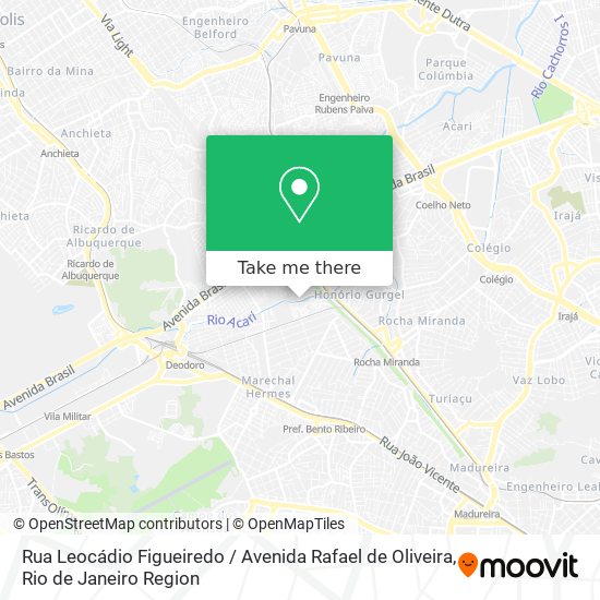 Rua Leocádio Figueiredo / Avenida Rafael de Oliveira map
