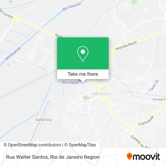 Rua Walter Santos map