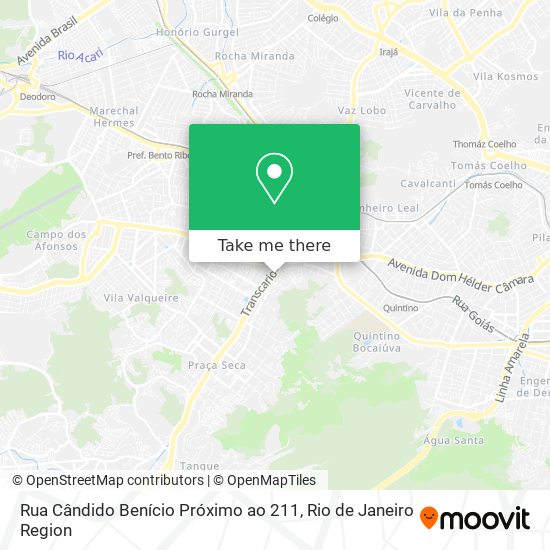 Rua Cândido Benício Próximo ao 211 map