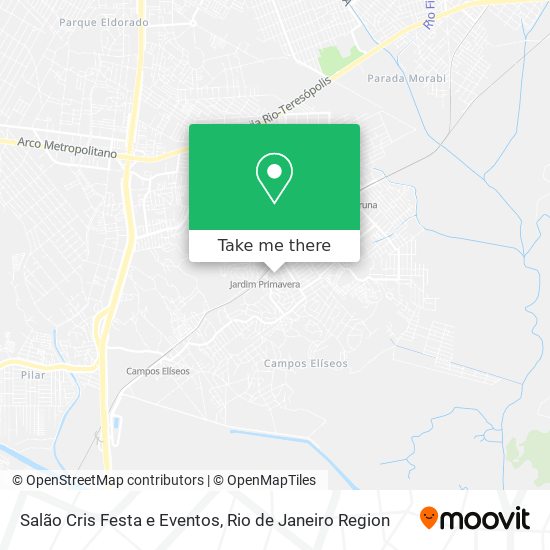 Salão Cris Festa e Eventos map