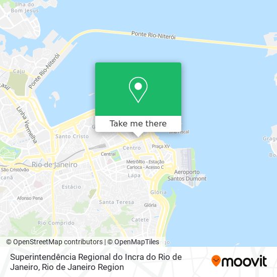 Superintendência Regional do Incra do Rio de Janeiro map