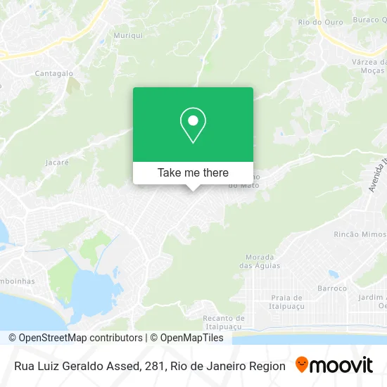 Rua Luiz Geraldo Assed, 281 map