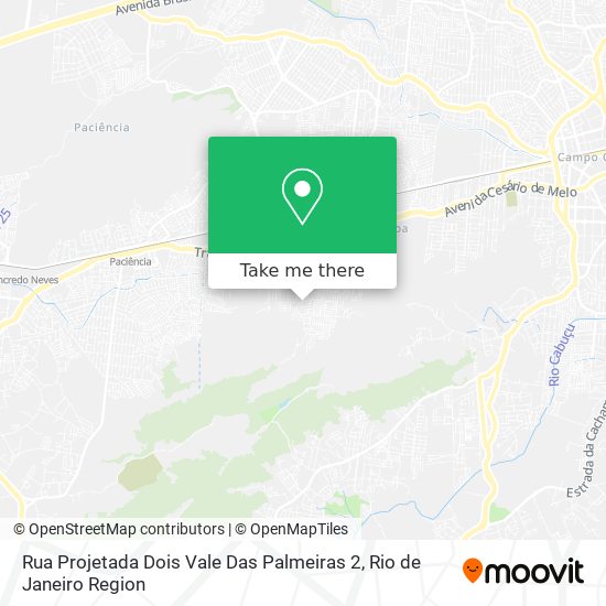 Mapa Rua Projetada Dois Vale Das Palmeiras 2