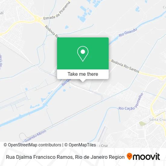 Rua Djalma Francisco Ramos map