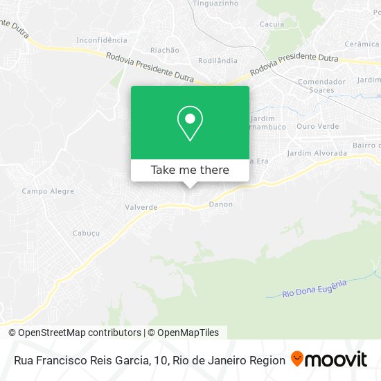 Rua Francisco Reis Garcia, 10 map