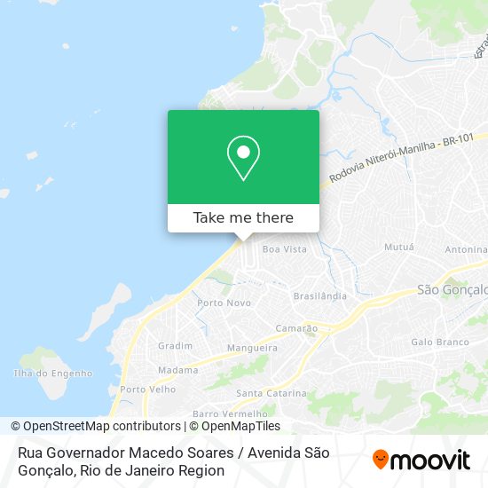 Rua Governador Macedo Soares / Avenida São Gonçalo map