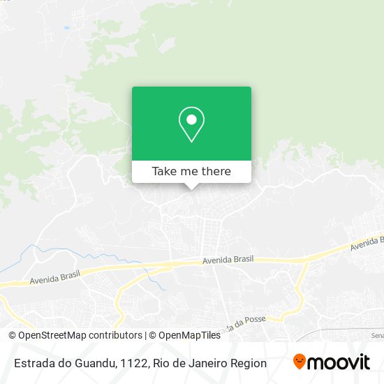 Estrada do Guandu, 1122 map