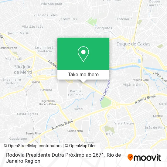Rodovia Presidente Dutra Próximo ao 2671 map